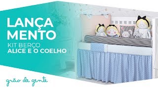 Kit Berço Alice e o Coelho - Grão de Gente