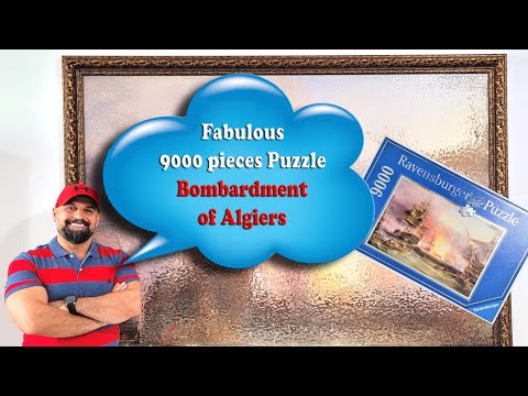 9000 pieces puzzle. The Bombardment of Algiers, Ravensburger. #jigsawpuzzle #ravensburger