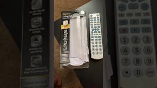 How to setup GE Universal Remote Control to TV