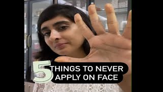 Never apply these on face | Toothpaste on pimple | Betnovate on face|