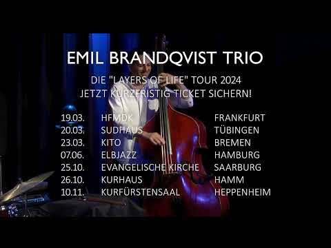 Emil Brandqvist Trio live on tour 2024