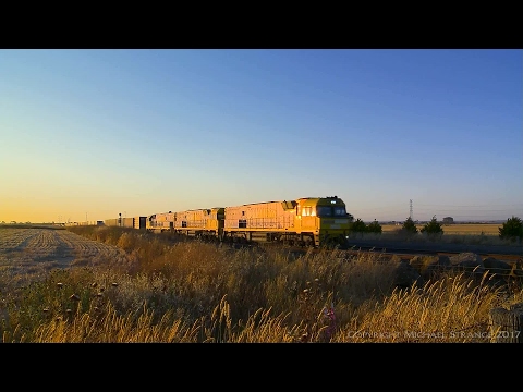 Pacific National Container Freight Train - PoathTV Australian Trains & Railways 2017