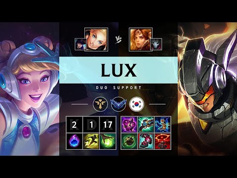 Lux Support vs Leona - KR Diamond Patch 25.S1.3