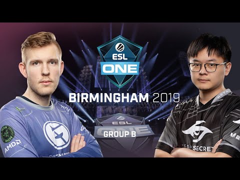 Dota2 - Team Secret vs. Evil Geniuses -  Game 1 - Group B - ESL One Birmingham 2019