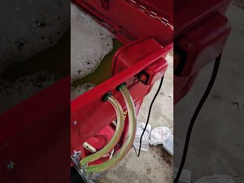 Modified my Harbor Freight parts washer. No More Freezing!!!