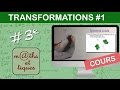 LE COURS : Les transformations Partie 1 - Troisième