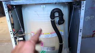 GE Stackable Washer Dryer Combo Front Panel Removal