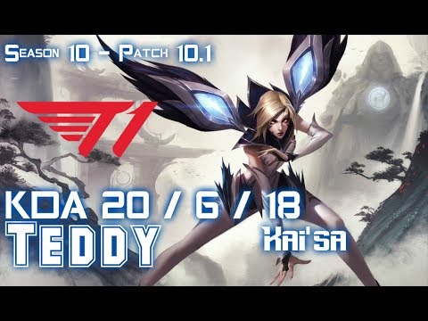 T1 Teddy KAI'SA vs LUCIAN ADC - Patch 10.1 KR Ranked