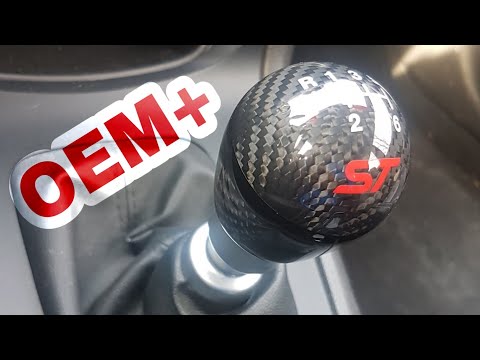 FIESTA ST GET'S SOME CARBON FIBER! - FORD PERFORMANCE CARBON FIBER SHIFT KNOB INSTALL