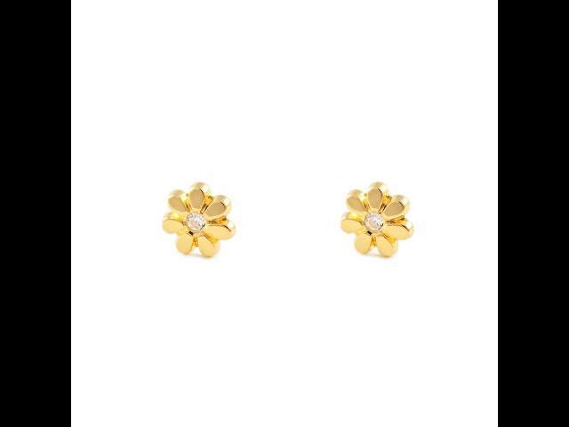 Vídeo relacionado con XFSRG Pendientes Niña Plata Hipoalergénicos con Diseño de Mariposa Flor y Corazón para Ocasiones Especiales (Rosa)
