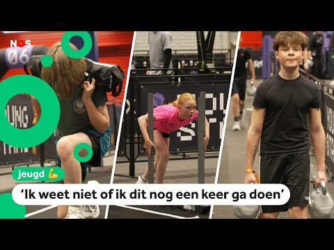Duwen, trekken, gooien en rennen dit is Hyrox voor kinderen