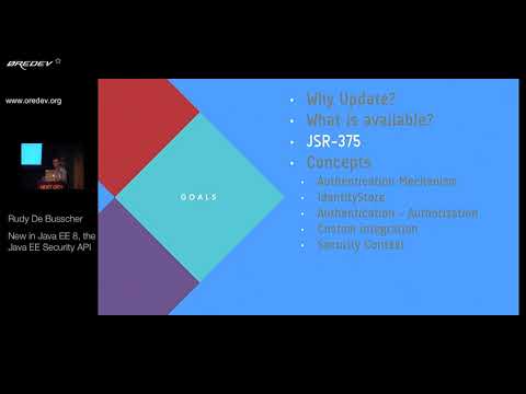 Øredev 2017 - Rudy De Busscher - New in Java EE 8, the Java EE Security API
