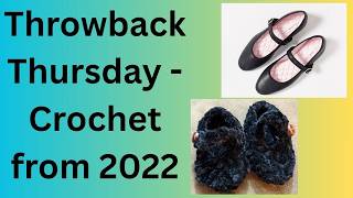 #throwbackthursday Crochet a Mary Jane shoes for my granddaughter