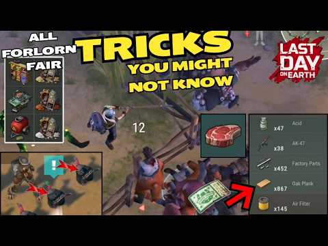 ALL FORLORN FAIR TRICKS YOU MIGHT NOT KNOW - INFINITE FAIR POINTS - INBOX TRICK - Last Day on Earth