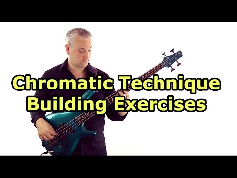 Chromatic Technique Building Exercises for Bass
