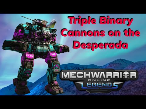 MWO| Triple Binary Cannons on the Desperada| #mechwarrioronline #battletech #mwo #fps #gaming