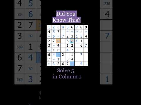How To Solve Sudoku Skyscrapers Sudoku Shorts 79 #sudoku #puzzle #shorts
