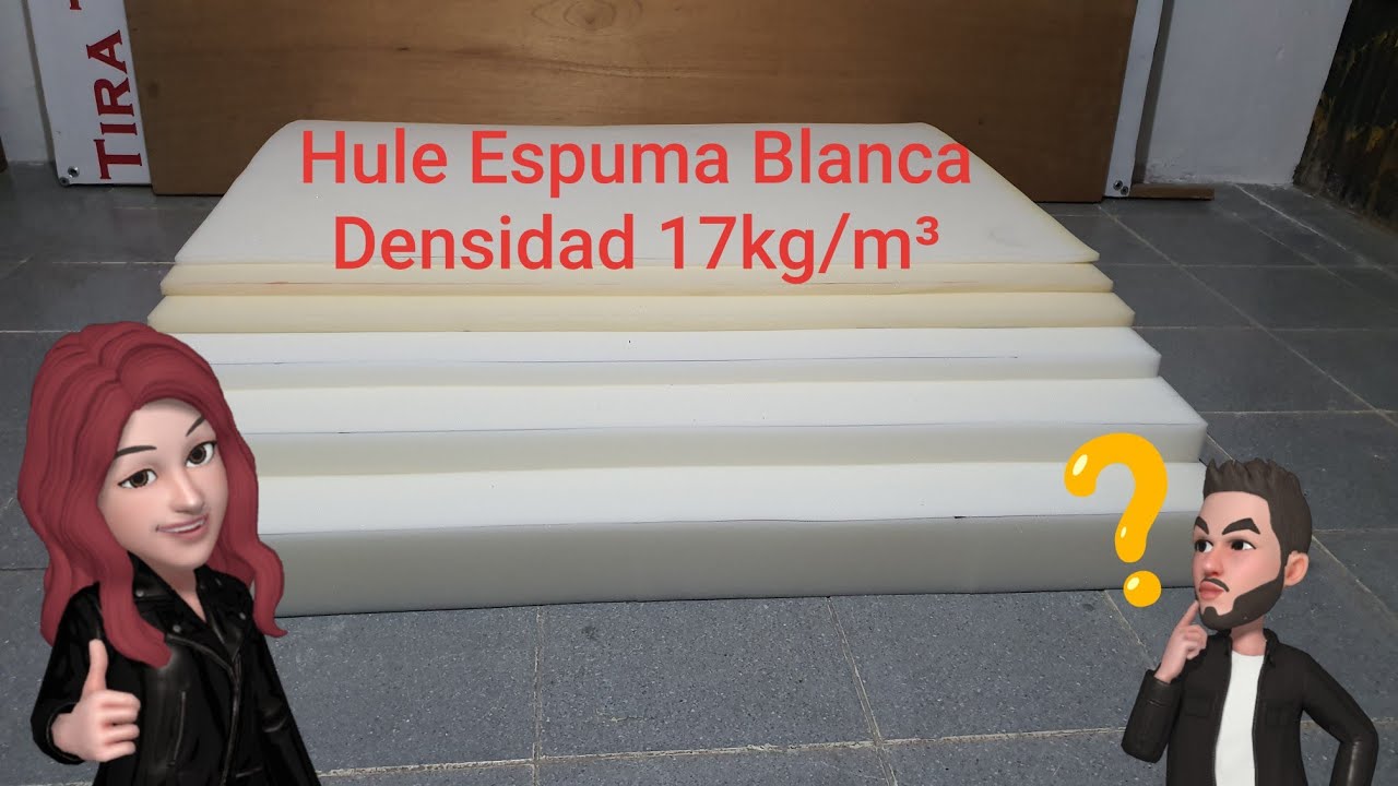 HULE ESPUMA BLANCO Densidad 17Kg/m³