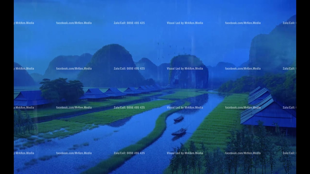 128 - Mô Phỏng Làng Việt Xưa - Cơn Mưa Nhỏ - Sấm Chớp