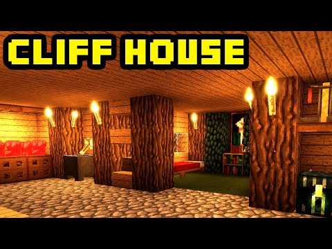 Minecraft Mountain Cliff House Tutorial (How to Build)