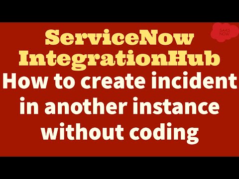 How to create incident in another instance without coding | ServiceNow Ebonding with IntegrationHub