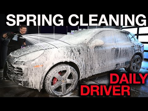 Dirty Porsche Cayenne Spring Clean: How To Remove Winter Salt