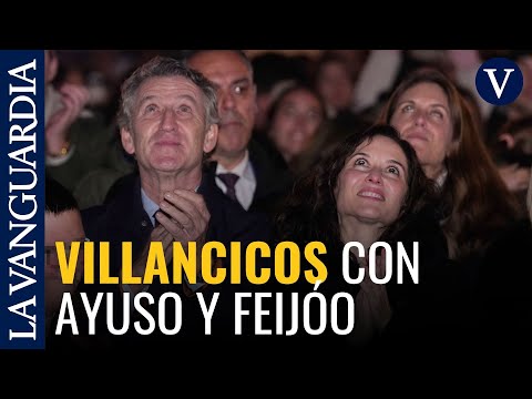 NAVIDAD | Ayuso y Feijóo asisten al concierto de villancicos de un grupo de jóvenes católicos