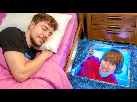 I Built a Secret Room to Hide From MrBeast!