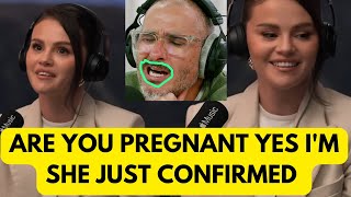 Lowe reaction when Selena said she's pregnant and will to stop performing live on stage again.