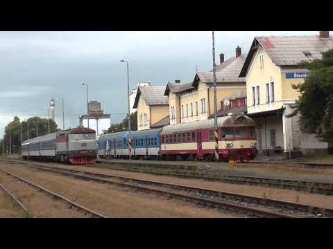 749.107-9 na vlaku Os 3632 - Šumperk - Olomouc | stanice Šternberk