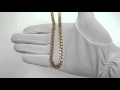 Відео огляд Срібний позолочений ланцюжок ехм17