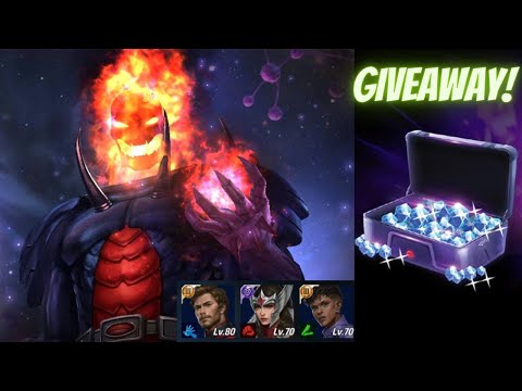 LVL 80 STAR LORD vs DORMAMMU GBR (Mighty Energy CTP)- CRYSTAL COUPONS GIVEAWAY - Marvel Future Fight
