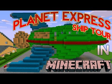 Minecraft: Planet Express Ship Tour