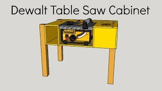 DIY  "Dewalt" table saw cabinet | Izzy Swan