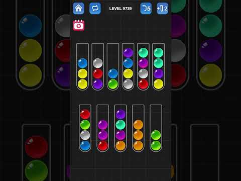 Ball Sort Puzzle by Guru Game: Levels 9736, 9737, 9738, 9739, 9740