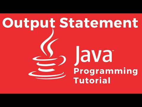 Java Tutorial System Out Println