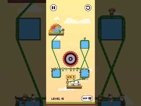 Rope puzzle #puzzlegame #satisfying #Easy #Simple levels