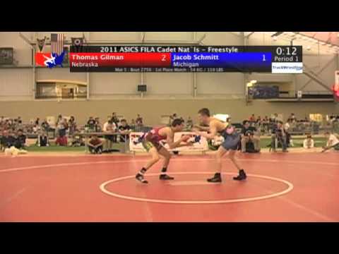FILA Cadet Freestyle Final 54kg - Thomas Gilman vs. Jacob Schmitt