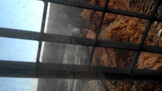 preview picture of video 'Coal mining walking 1250 to top to clean high wall 11.11.11'