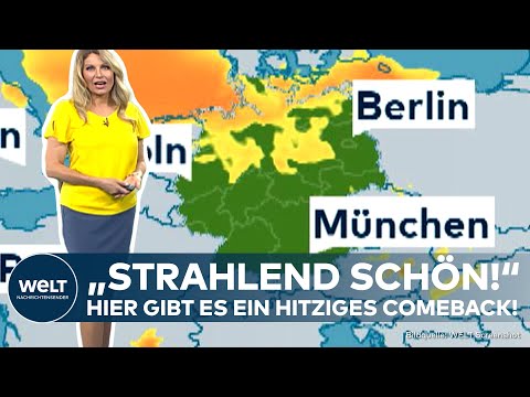DEUTSCHLAND: "Strahlend schön!" Hitzewelle kehrt am Wochenende zurück! Wo es hitzig heiß wird!