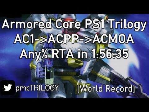 Multi Armored Core Runs AC PS1 Trilogy Any% Speedrun in 1:56:35