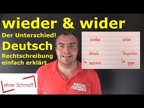 Again and again - That's the difference! | German | Spelling | Lehrerschmidt