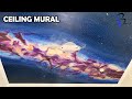 Painting a Milky Way Mural for the Nursery