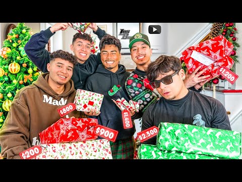 5 BEST FRIENDS PLAY SECRET SANTA!! *UNLIMITED BUDGET*