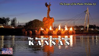 USA Kansas State Symbols/Beautiful Places/Song HOME ON THE RANGE w/lyrics