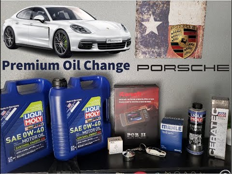 How to change the oil in your Porsche Panamera