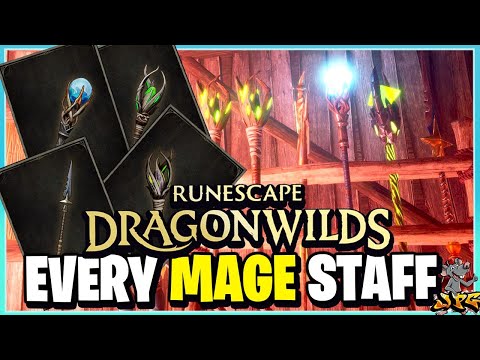 Runescape: Dragonwilds - All 6 Mage Staff/Staves Guide - How To Get The Best Mage Staff