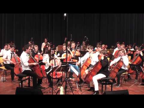 "Pink Panther" Celloversum 2015 RMS Cello Big Band