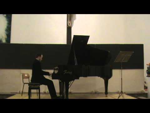 Davide Valluzzi esegue Tormenta di neve di Liszt