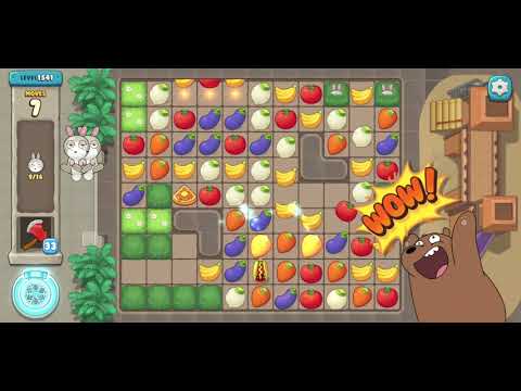 We Bare Bears Match3 Repairs Level 1541 - No Boosters